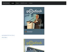 Tablet Screenshot of geooutlook.org